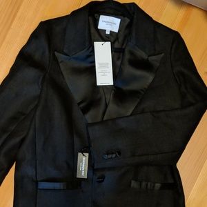 Emerson Fry Linen Silk Tuxedo Jacket NWT